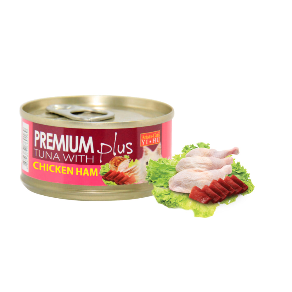 Aristo Cats Premium Plus Series 80g X24 (Tuna with Chicken Ham)