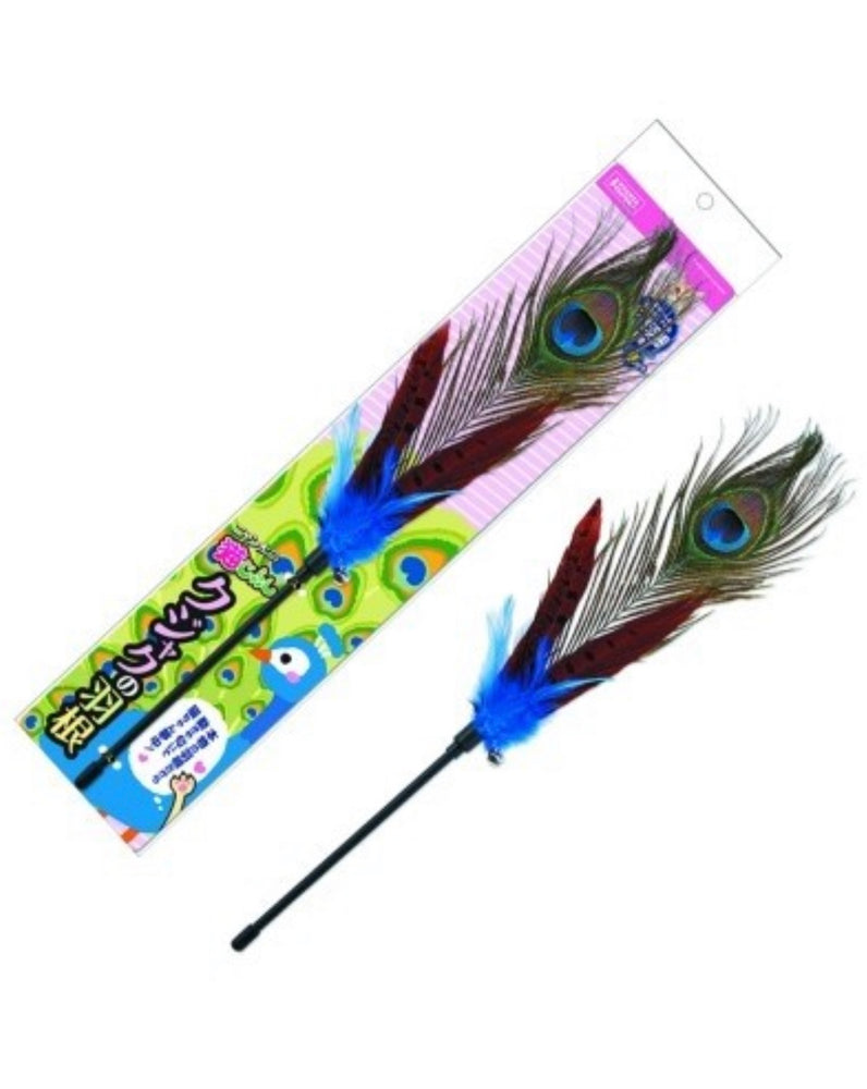 Marukan Cat Teaser Peacock Feather