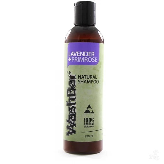 WashBar 100% Natural Lavender and Primrose Shampoo for Dogs 250ml