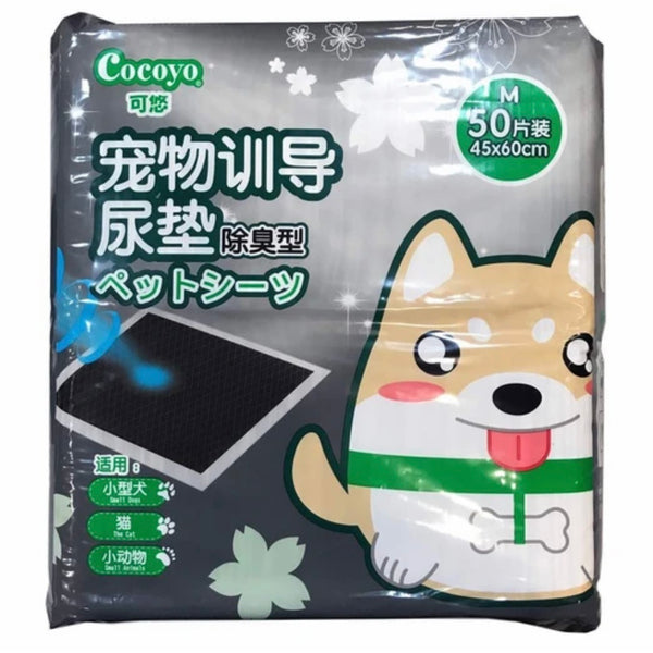 Cocoyo Pet Sheet Charcoal Pee Pads Medium 50pcs