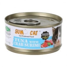 Sumo Cat Tuna with Crab Surimi 80g X24