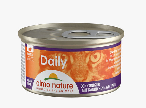 Almo Nature Cat Daily Mousse Rabbit Wet Food 85g X24