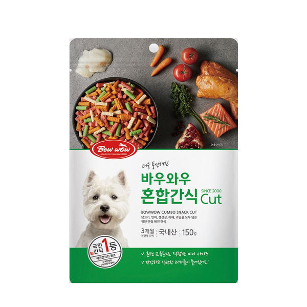 Bow Wow Mixed Cut Dog Treat (2 Sizes)