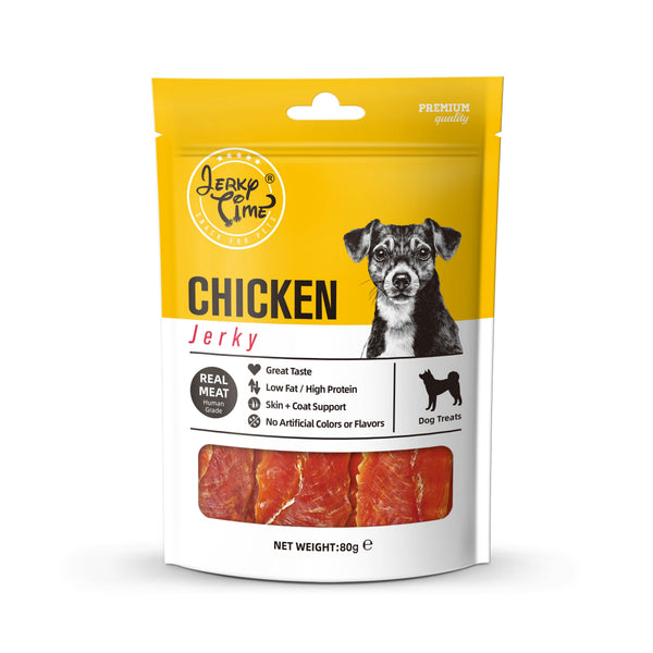 Jerky Time Dried Chicken Jerky for Dogs 80g