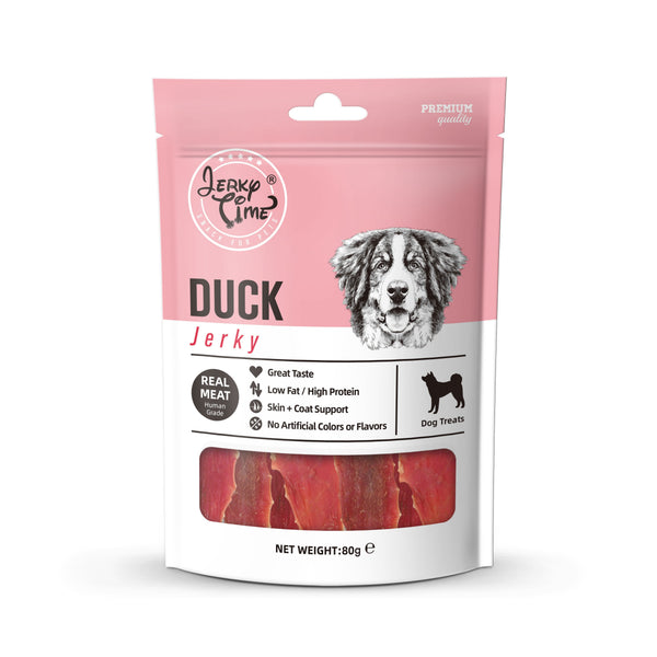 Jerky Time Dried Duck Jerky for Dog 80g