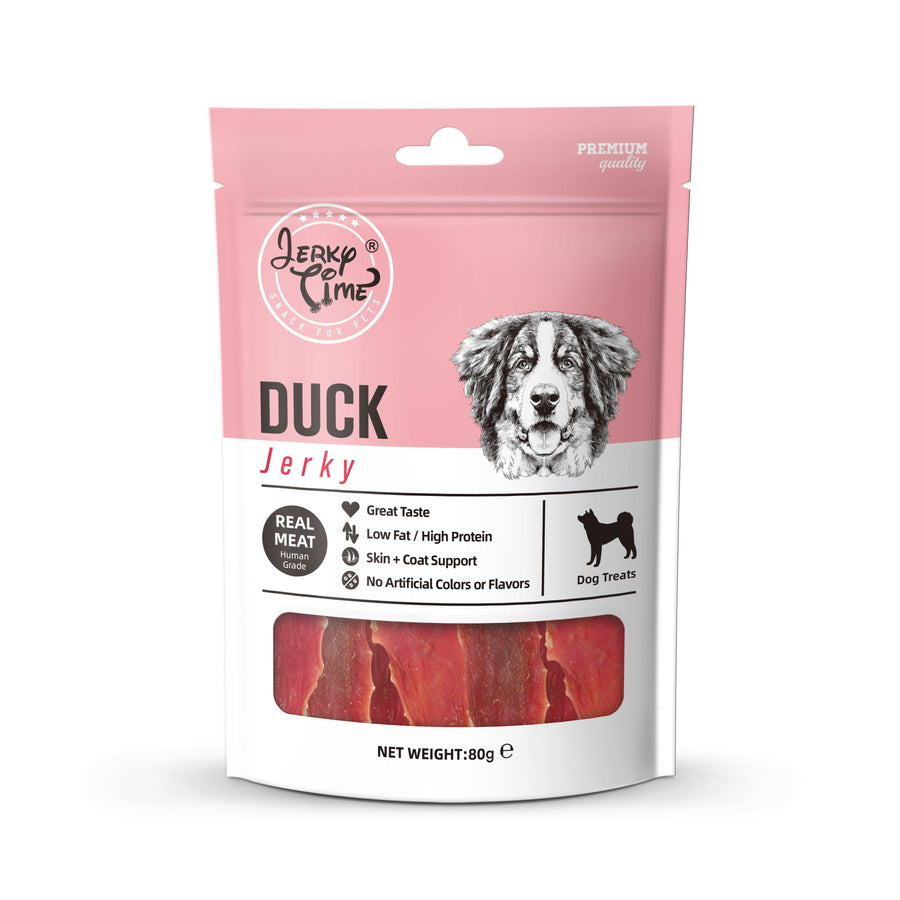 Jerky Time Dried Duck Jerky for Dog 80g