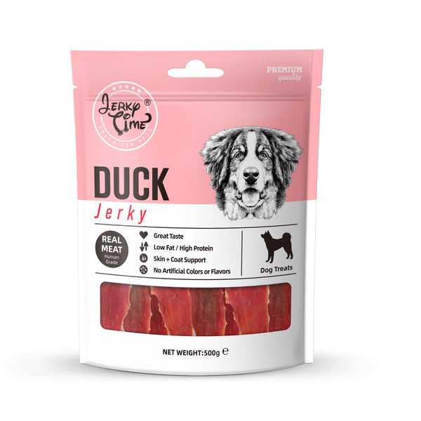 Jerky Time Dried Duck Jerky for Dogs 500g