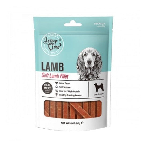 Jerky Time Soft Lamb Fillet for Dogs 80g