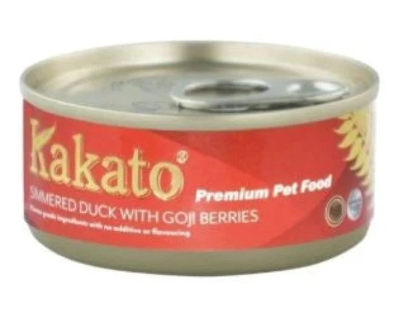 Kakato Golden Fern Series Simmered Duck With Goji Berries Cat & Dog Wet Food 70g X48
