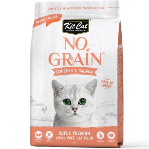 KitCat No Grain Chicken & Salmon Grain-Free Dry Cat Food (2 Sizes)