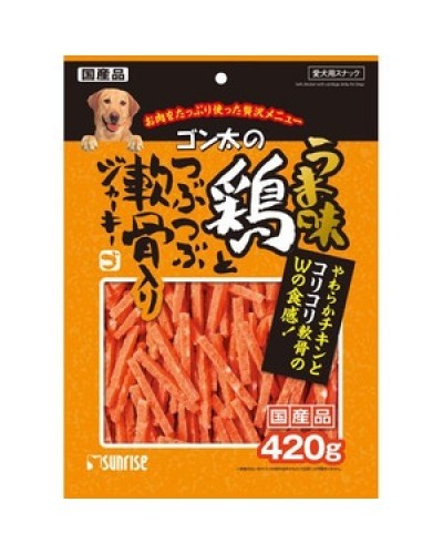 Sunrise Soft Chicken W/ Cartilage Jerky For Dog 420g