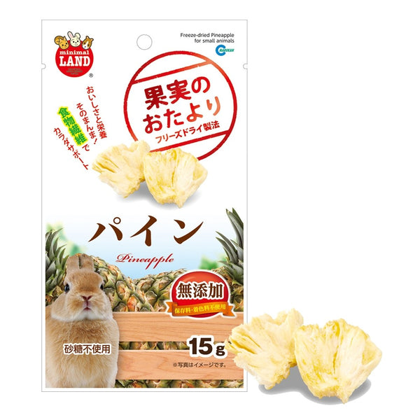 Marukan Freeze Dried Pineapple for Small Animals 15g