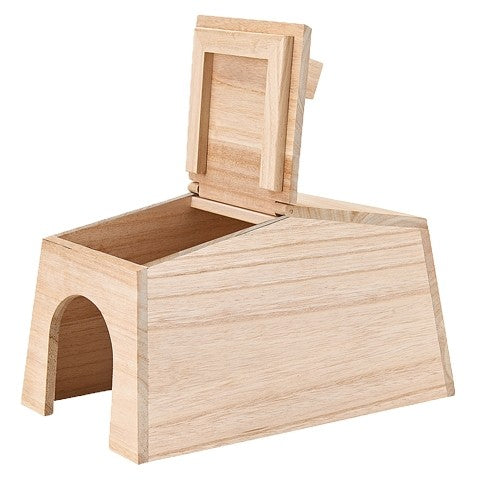 Marukan Natural Wood House For Hedgehogs