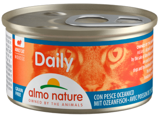 Almo Nature Cat Daily Mousse Oceanic Fish Wet Food 85g X24