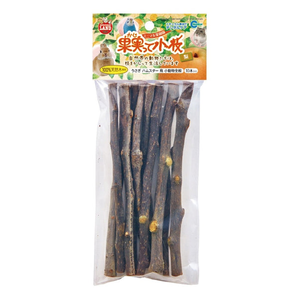 Marukan Pear Tree Twigs for Small Animals 10pc