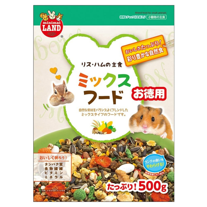 Marukan Mixes Food with Fruits for Small Animals 500g