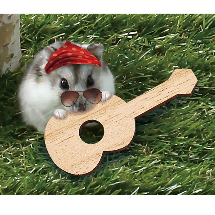 Marukan Wooden Acoustic Guitar for Small Animals