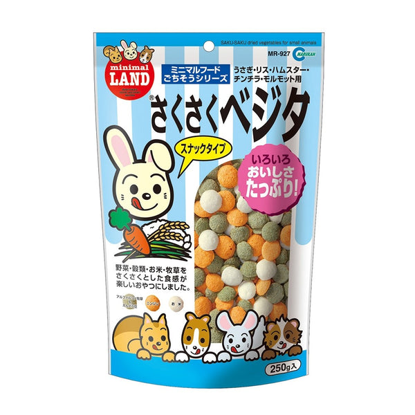 Marukan Dried Vegetable Snacks for Small Animals 250g