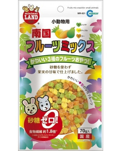 Marukan Fruit Mix Snack for Small Animals 70g