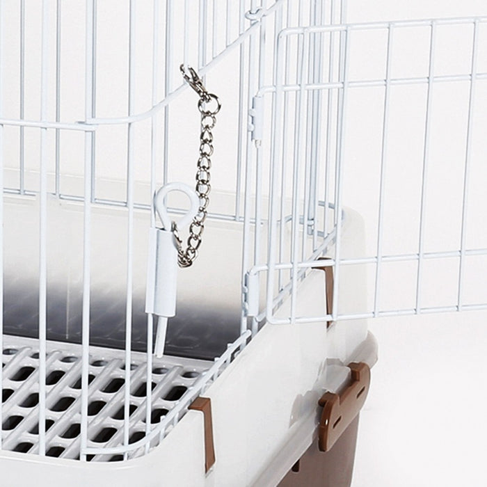 Marukan Easy Clean Brown Cage for Rabbit H50B