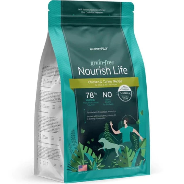 Nurture Pro Nourish Life Digestive Health Chicken & Turkey Recipe Grain-Free Dry Dog Food (2 Sizes)