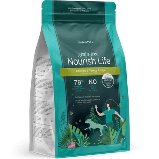 Nurture Pro Nourish Life Digestive Health Chicken & Turkey Recipe Grain-Free Dry Dog Food 272g