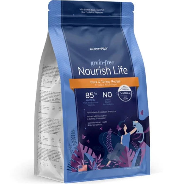 Nurture Pro Nourish Life Joint Health Duck & Turkey Recipe Grain-Free Dry Cat Food (2 Sizes)
