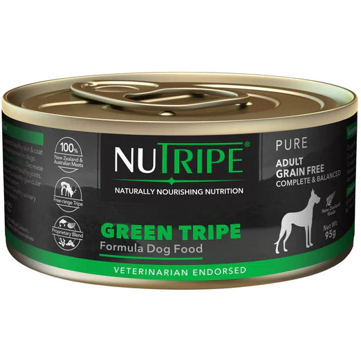 Nutripe Pure Green Tripe Dog Wet Food 95g