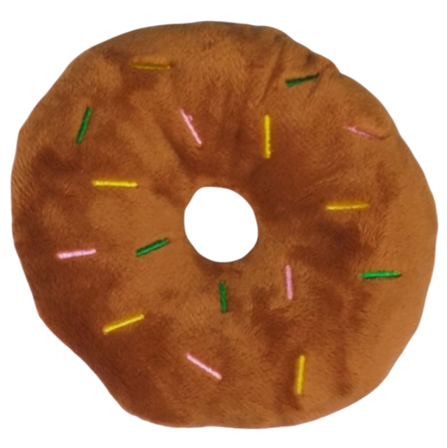 AaPet Paw Plushy Donut Round Brown