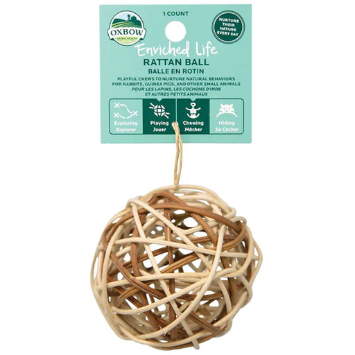 Oxbow Enriched Life Rattan Ball For Small Animals