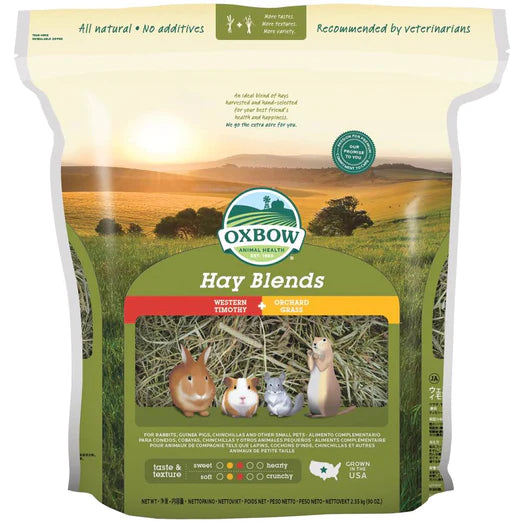 Oxbow Hay Blends (Western Timothy & Orchard Grass) (3 Sizes)