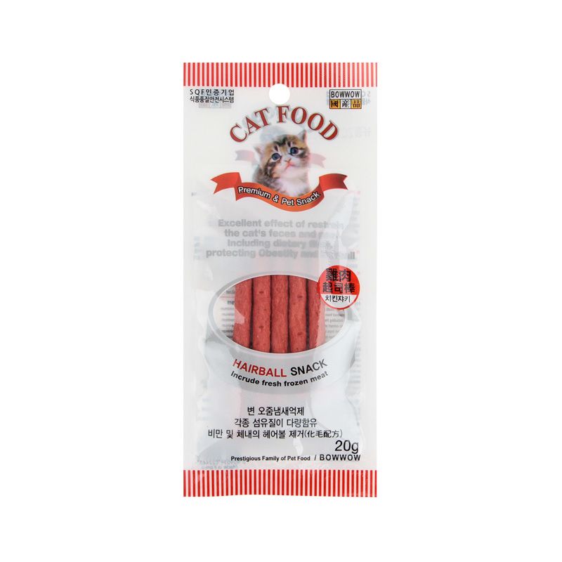 Bow Wow Chicken Jerky Cat Treat 20g