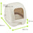 Unicharm Deo Toilet Full Cover Cat Litter Box