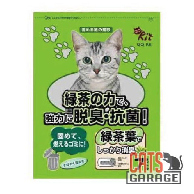 QQ Kit Recyclable Paper Cat Litter Green Tea 7L