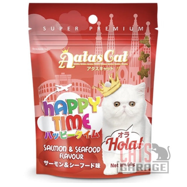 AATAS CAT Happy Time Flavour Cat Treats 60g | BUNDLE
