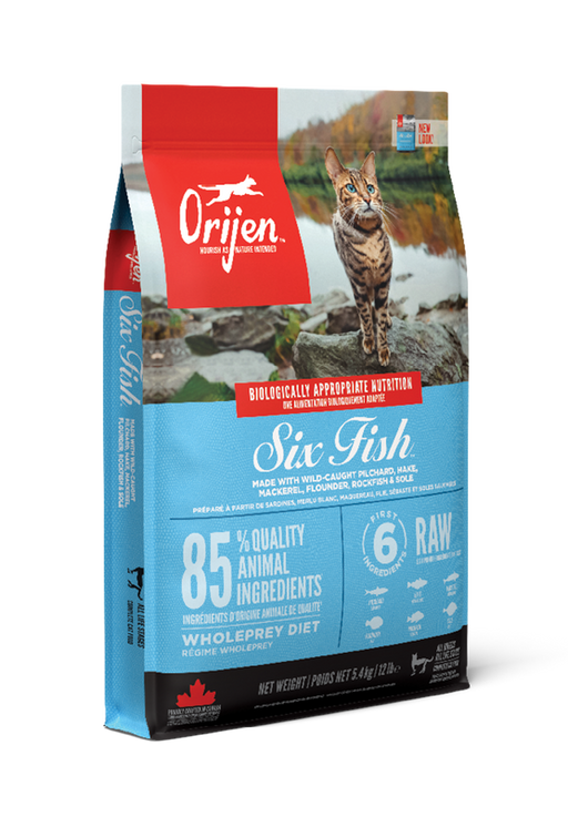 Orijen Six Fish Cat Dry Food (2 Sizes)