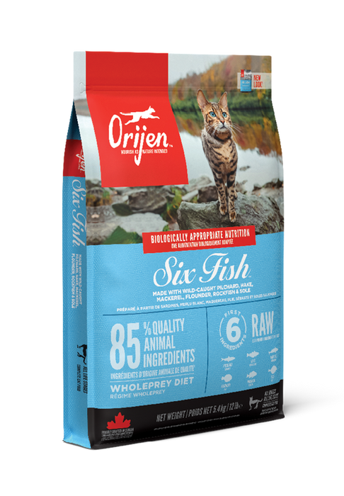 Orijen Six Fish Cat Dry Food 340g