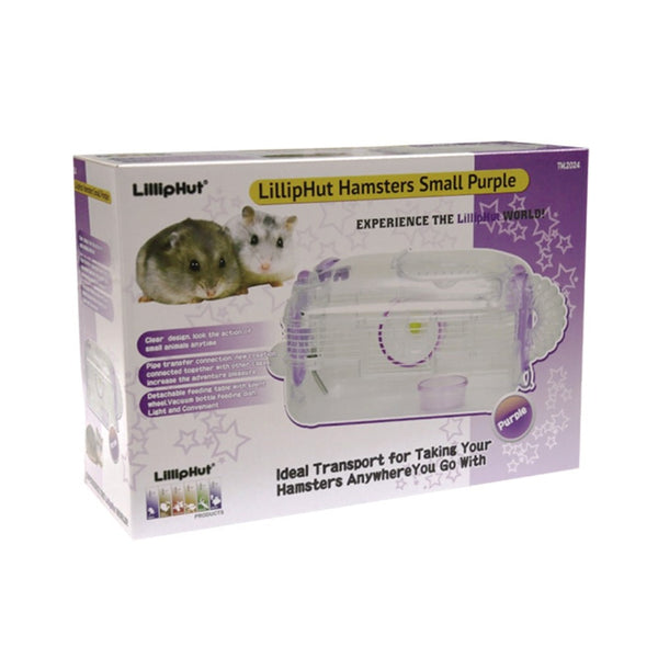 Wild Sanko LillipHut Hamster Small Cage Purple