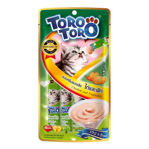 Toro Chicken With Vegetable Liquid Cat Treats | 15g X 5 Sticks