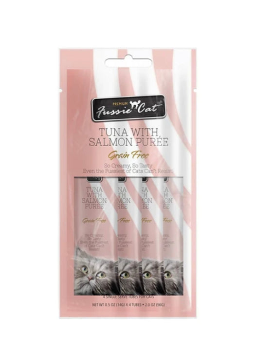 Fussie Cat Puree Premium Cat Treats 56g | Assorted Flavor