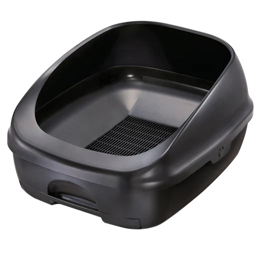Unicharm Deo Toilet Half Cover Cat Litter Box (Dark Grey)