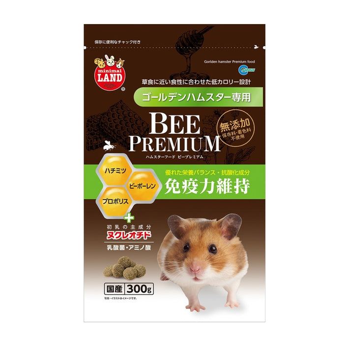 Marukan Bee Premium Syrian Hamster Food with Honey & Probiotics 300g