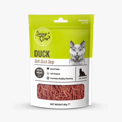 Jerky Time Soft Duck Strips for Cat 80g